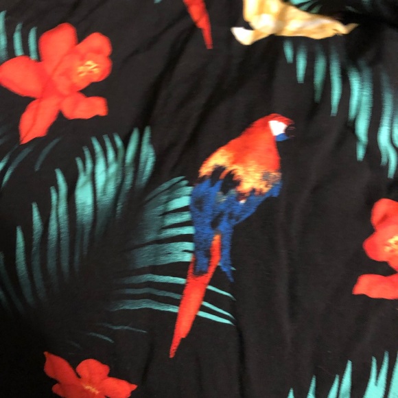 Torrid / Retro Chic Tropical vintage style skirt - Picture 3 of 4